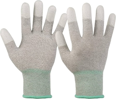 ESD PU coated hand gloves